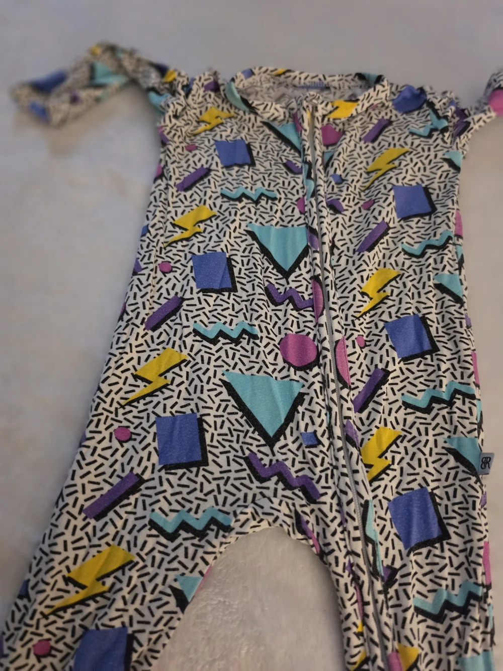Bums & Roses Fresh Prints of Bel-Air Bamboo Zippy 3-6m